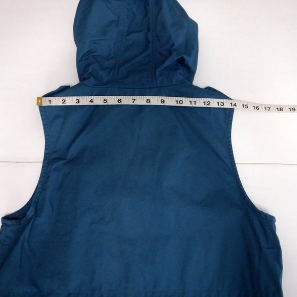 Zenana Outfitters Vest Size Medium Hood Cargo - Picture 8 of 10